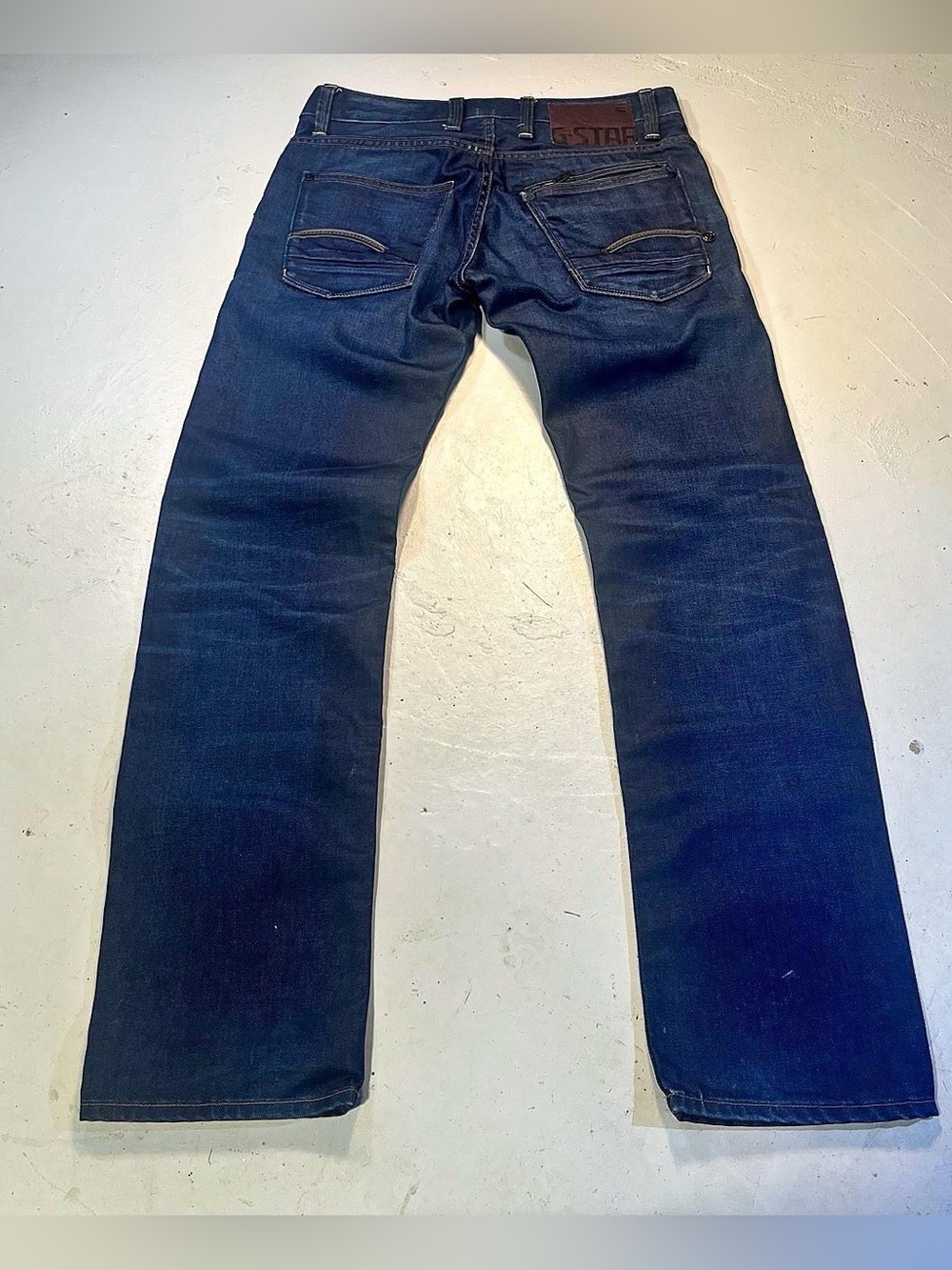 G-Star Raw Dark Blue Straight Jeans